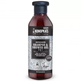   Dr.konopkas men frissítő 2 az 1-ben sampon és tusfürdő gél 280 ml