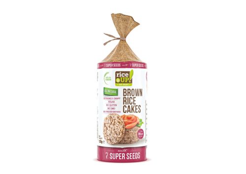 Rice Up barna rizses puffasztott szelet 7 féle szupermaggal 120 g (Gluténmentes)