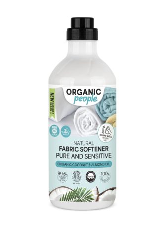 Organic People öko szenzitív öblítő bio kókusszal és mandulaolajjal 1000 ml