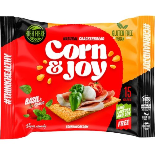 Corn Joy extrudált kenyér paradicsom, bazsalikom 80 g