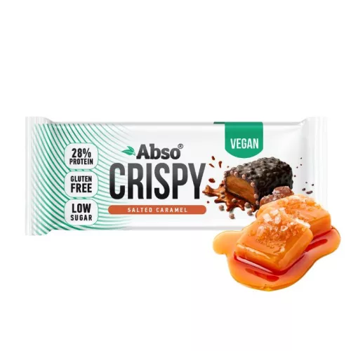 Absorice absobar crispy proteinszelet sós karamellás ízesítésű 50 g (Gluténmentes)