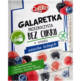  Celiko tortazselé cukormentes erdei gyümölcs színtelen 14 g