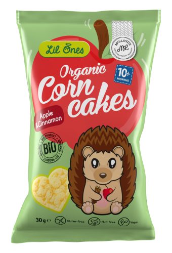 Mclloyds bio lil ones pattogatott snack almás fahéjas 30 g