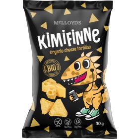   Mclloyds bio kimifinne extrudált snack sajtos tortillák 30 g