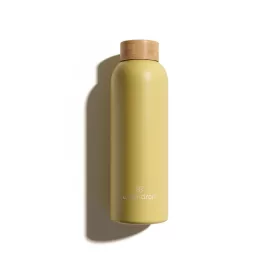 Waterdrop rozsdamentes acélkulacs sárga 600ml 1 db