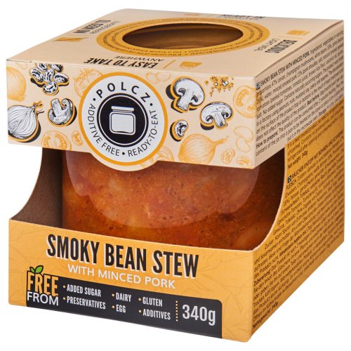 Polcz magyaros babragu darált füstölt tarjával adalékmentes készétel 340 g (Gluténmentes)