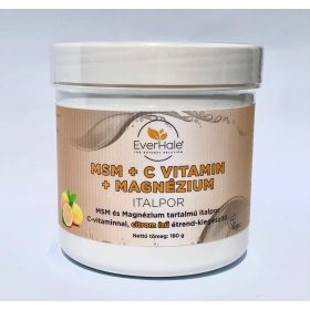 Everhale msm+c+magnézium citromos italpor 180 g