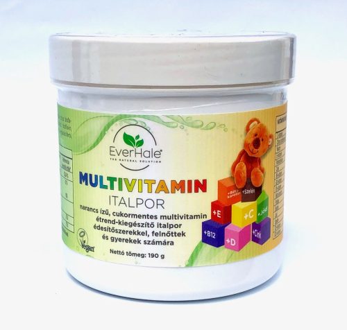 Everhale multivitamin italpor gyerekek számára narancs ízű 190 g