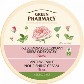   Green Pharmacy arckrém ránctalanító rózsa kivonattal 150 ml