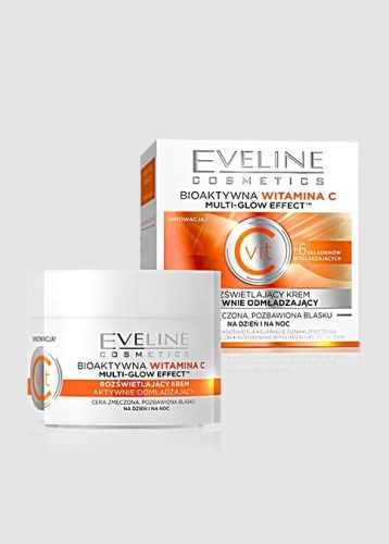 Eveline nature line bioactive c-vitamin tartalmú bőrmegújító nappali és éjszakai arckrém 50 ml