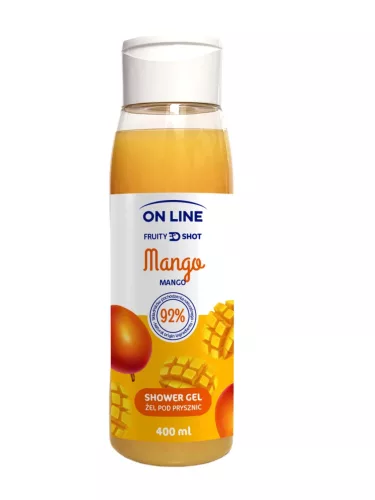On Line tusfürdő fruity shot mangó 400 ml