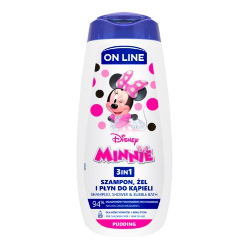 On Line tusfürdő és sampon 3in1 minnie 400 ml
