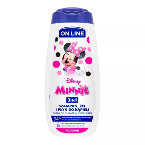 On Line tusfürdő és sampon 3in1 minnie 400 ml