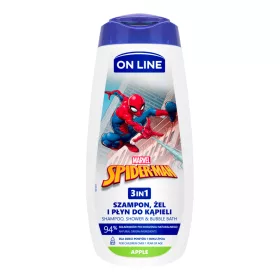 On Line tusfürdő és sampon 3in1 pókember 400 ml