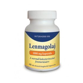 Interherb lenmagolaj 1000mg kapszula 48 db