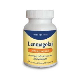 Interherb lenmagolaj 1000mg kapszula 48 db