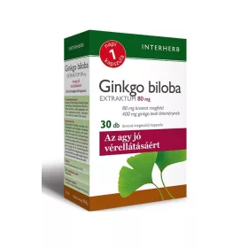Interherb napi1 ginkgo biloba extraktum 80mg kapszula 30 db