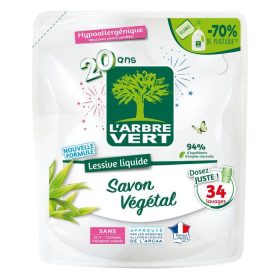   Larbre vert folyékony mosószer utántöltő növényi szappannal 1530 ml