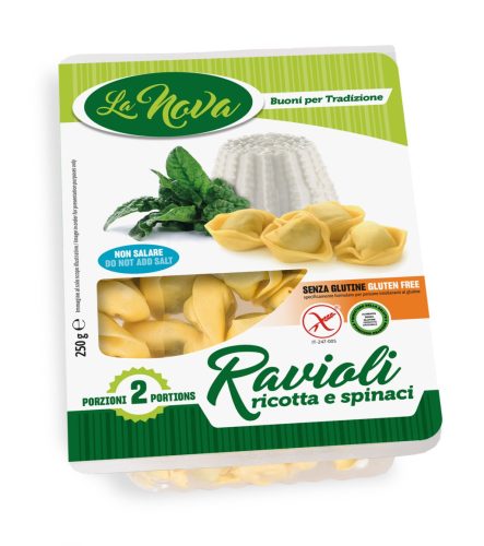 Lanova tortellini ricotta spenótos 250 g (Gluténmentes)