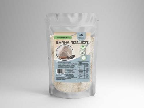 Premium Natura barna rizsliszt 500 g (Gluténmentes)