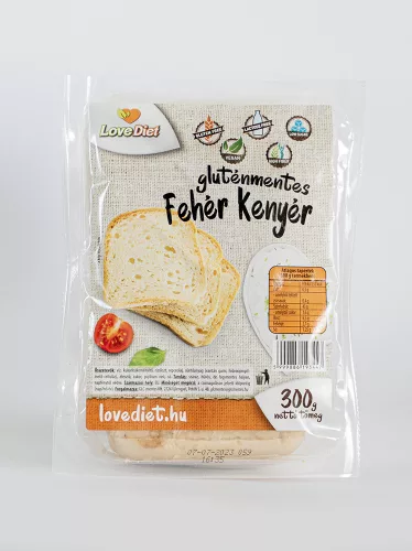 Lovediet gluténmentes fehér kenyér 300 g