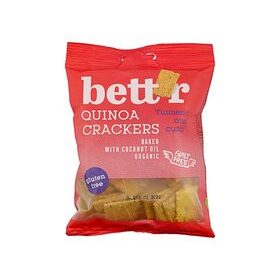   Bettr bio vegán gluténmentes quinoa kréker kurkuma&kömény 100 g