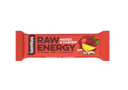 Bombus nyers szelet energy mangó és kesudió 50 g (Gluténmentes)