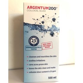 Argentum2000 ezüstkolloid 25ppm 500 ml