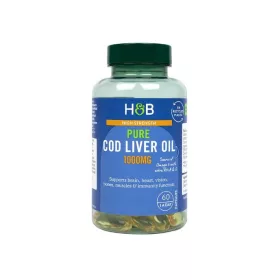 H&B csukamájolaj kapszula 1000mg 60 db
