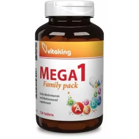   Vitaking mega 1 multivitamin étrend-kiegészítő tabletta family 120 db