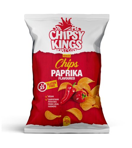 Csíki Csipsz chipsy kings paprikás 150 g (Gluténmentes)