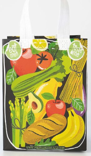 Ökotáska avokádó mintás 1 db