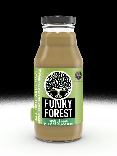Funky Forest 100% alma-körte-uborka-spenót préslé 330 ml