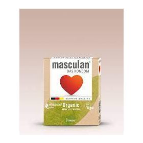 Óvszer masculan organic vegán 3 db