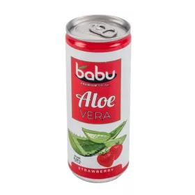 Babu aloe vera üdítőital eper 240 ml