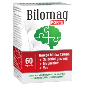   Bilomag forte 120mg gingko biloba kivonatot tartalmazó étrend-kiegészítő kapszula 60 db