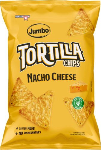 Jumbo tortilla chips nacho cheese ízesítésű 100 g (Gluténmentes)