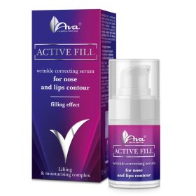   Ava active fill lifting hatású bőrfeszesítő és ráncfeltöltő krém az orr és száj környéki ráncok ellen 15 ml