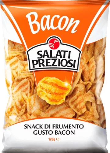 Salatipreziozi bacon ízű chips 120 g