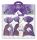 Provence-i levendulával töltött Bicolore Violet natur zsák szett 3x18g 1 db