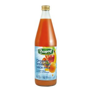 Biopont bio reggeli vegyes gyümölcs- és zöldséglé 750 ml (Gluténmentes)