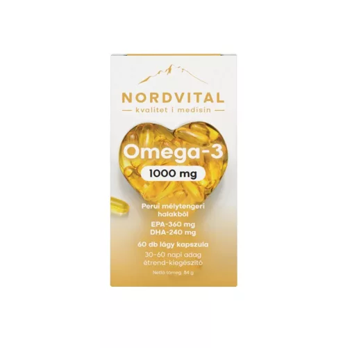 Nordvital omega-3 haolaj kapszula 60 db