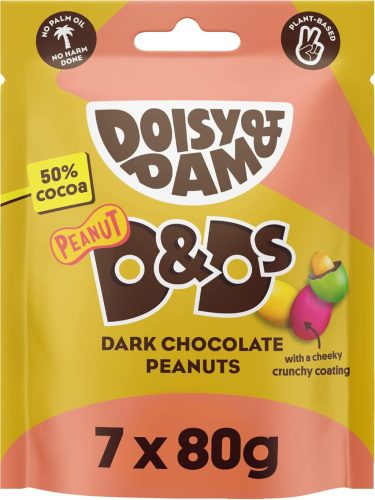 Doisy & Dam Étcsokoládéval bevont mogyorós drazsé 30g