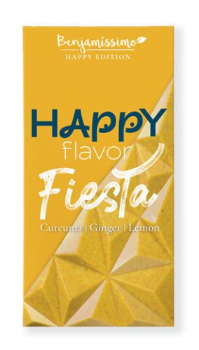 Benjamissimio bio vegán csokoládé kurkuma, gyömbér, citrom 60 g (Gluténmentes)