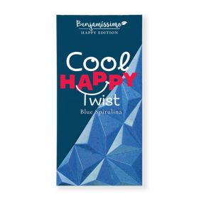   Benjamissimio bio vegán csokoládé kék spirulina és tengeri só 60 g (Gluténmentes)