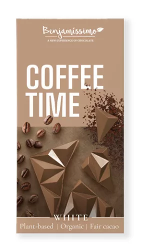 Benjamissimio bio vegán csokoládé koffeinmentes kávéval 60 g (Gluténmentes)