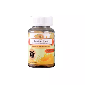 Sun Moon kalcium+vas étrend-kiegészítő gumivitamin 30 db