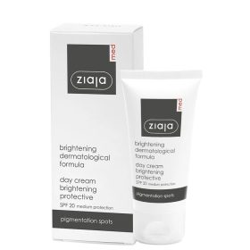   Ziaja Med világosító bőrvédő nappali krém, pigmentfoltos bőrre ff20 50 ml
