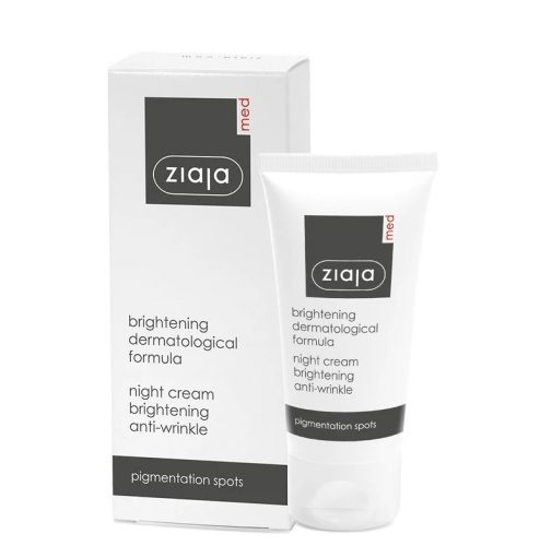 Ziaja Med világosító ránctalanító éjszakai krém, pigmentfoltos bőrre 50 ml