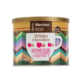   Marchoc forró fehércsokoládé italpor málna-gránátalma 230 g